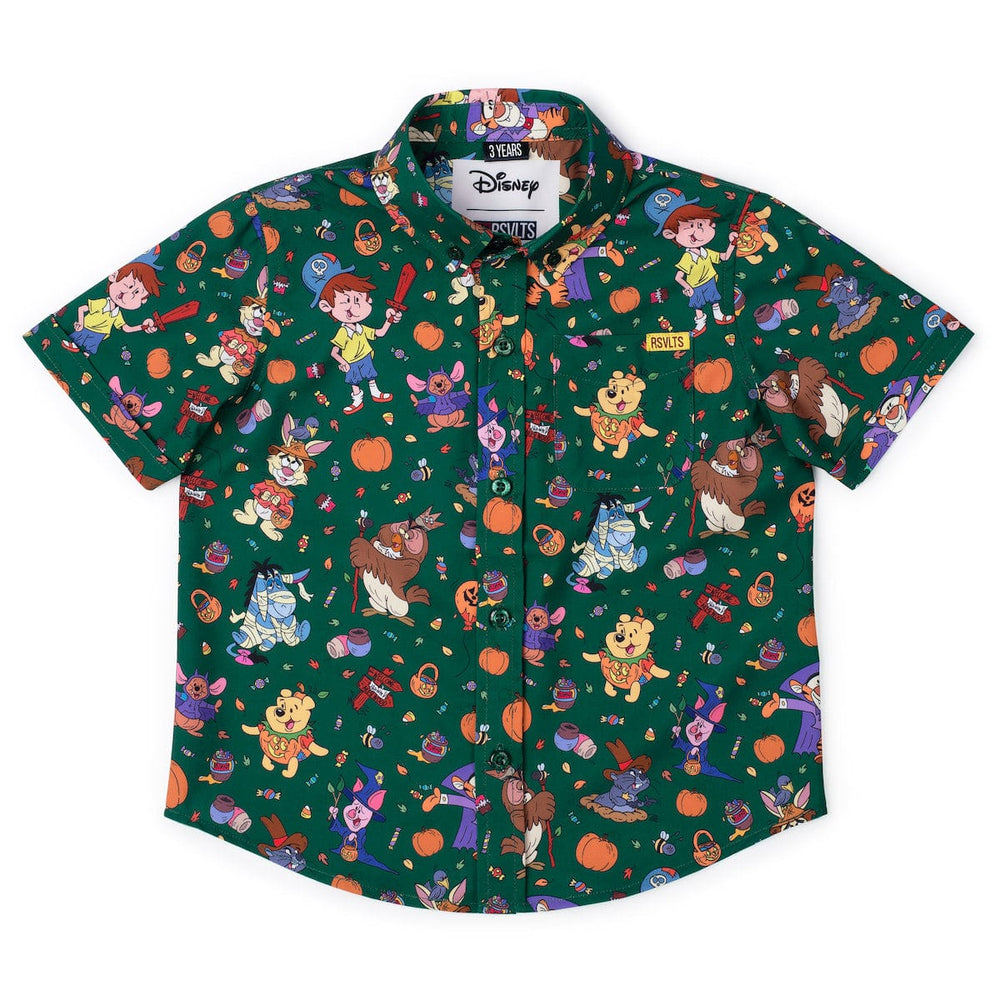 Disney’s Winnie the Pooh "Boo Crew" – Preschooler KUNUFLEX Short Sleeve Shirt - Image 2