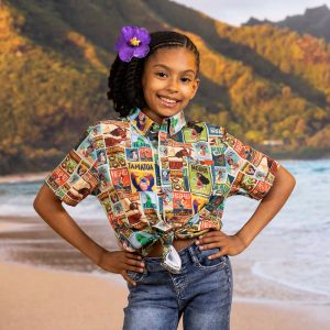 Disney’s Moana "The Ocean Is Calling" – Youth KUNUFLEX Short Sleeve Shirt
