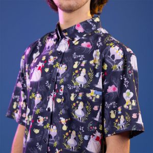 Disney's Alice in Wonderland "Curiouser and Curiouser" - KUNUFLEX Short Sleeve Shirt