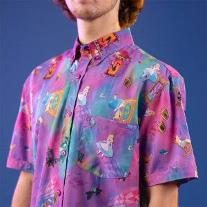Disney's Alice in Wonderland "Down the Rabbit Hole" - KUNUFLEX Short Sleeve Shirt