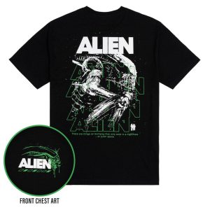 Alien "Outer Space Nightmare" – Crewneck Tee