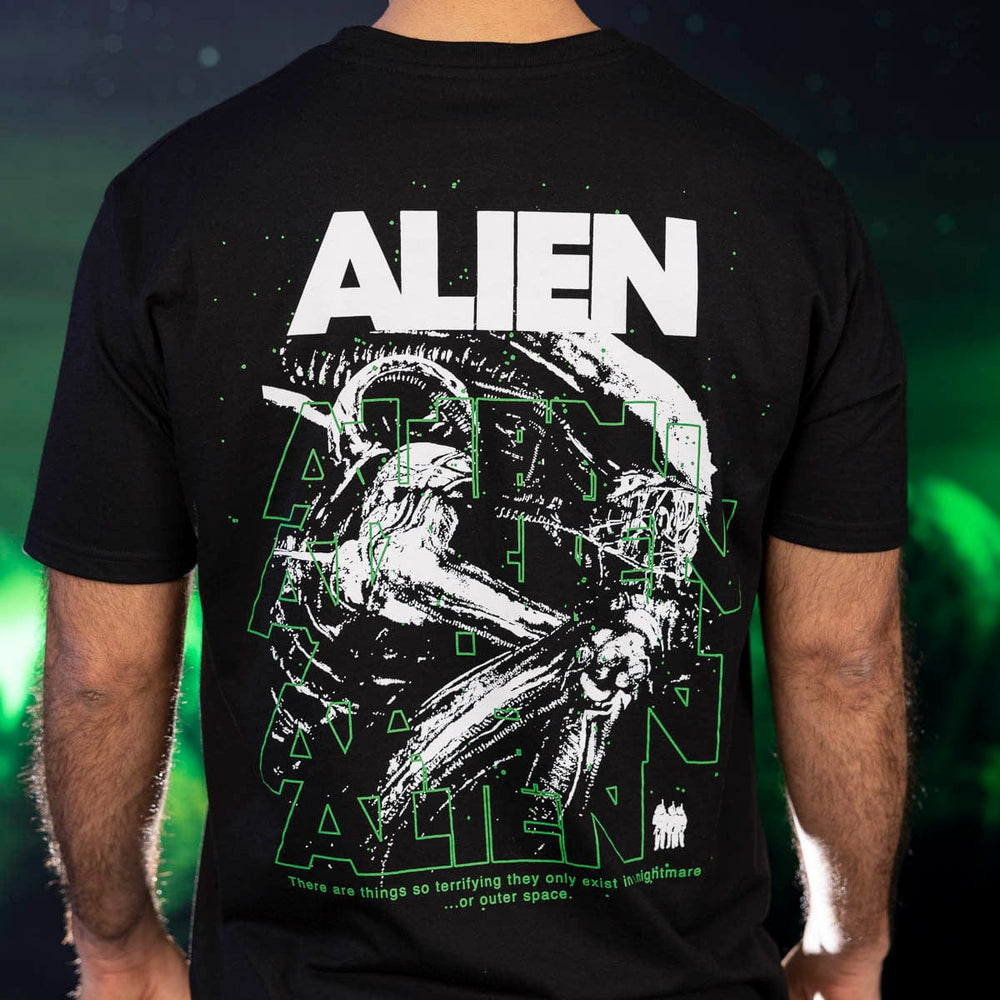 Alien "Outer Space Nightmare" – Crewneck Tee - Image 4