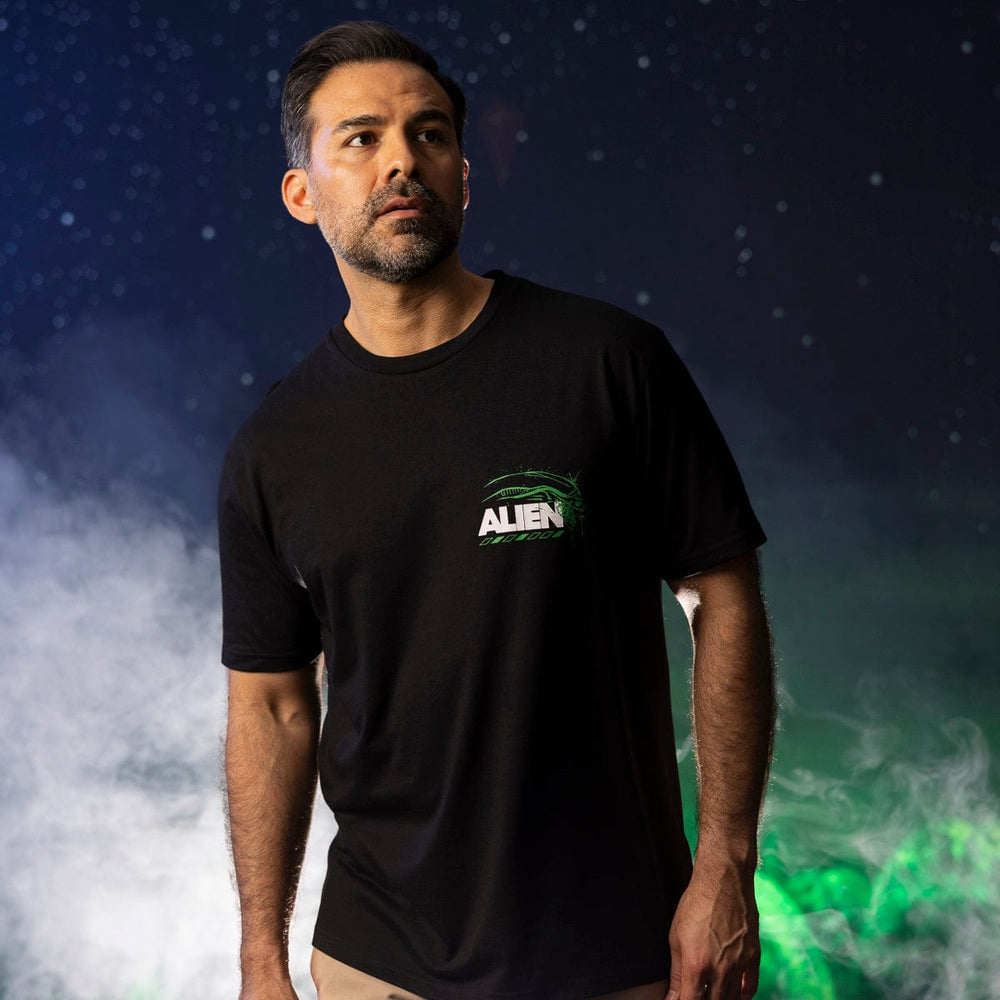 Alien "Outer Space Nightmare" – Crewneck Tee - Image 2