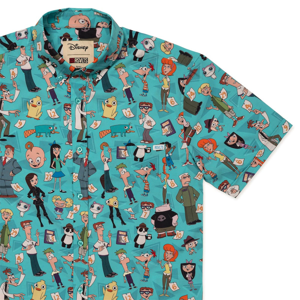 Disney’s Phineas and Ferb "Citizens of Danville" – KUNUFLEX Short Sleeve Shirt