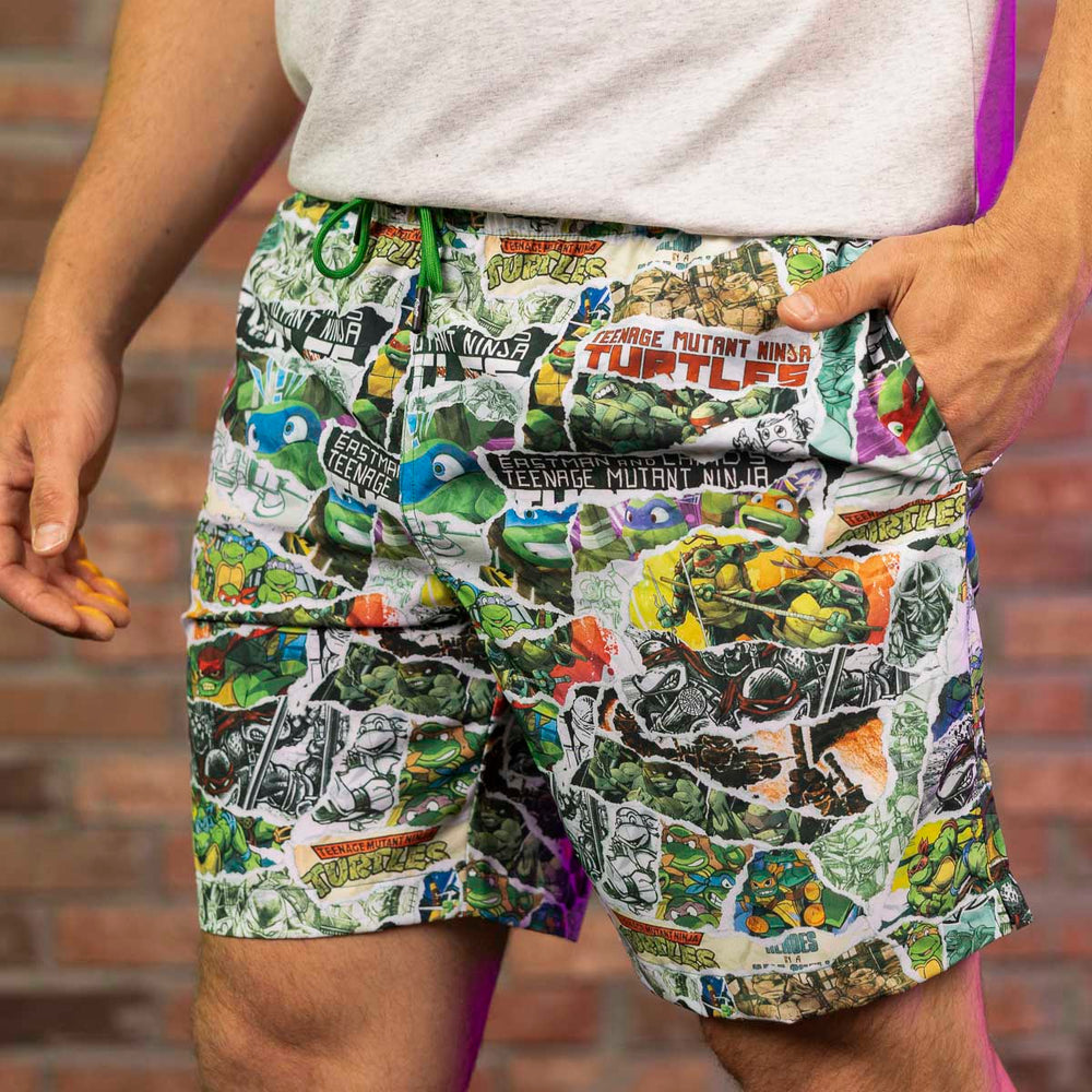 Teenage Mutant Ninja Turtles "Tubular Since '84" – Hybrid Shorts - Image 2