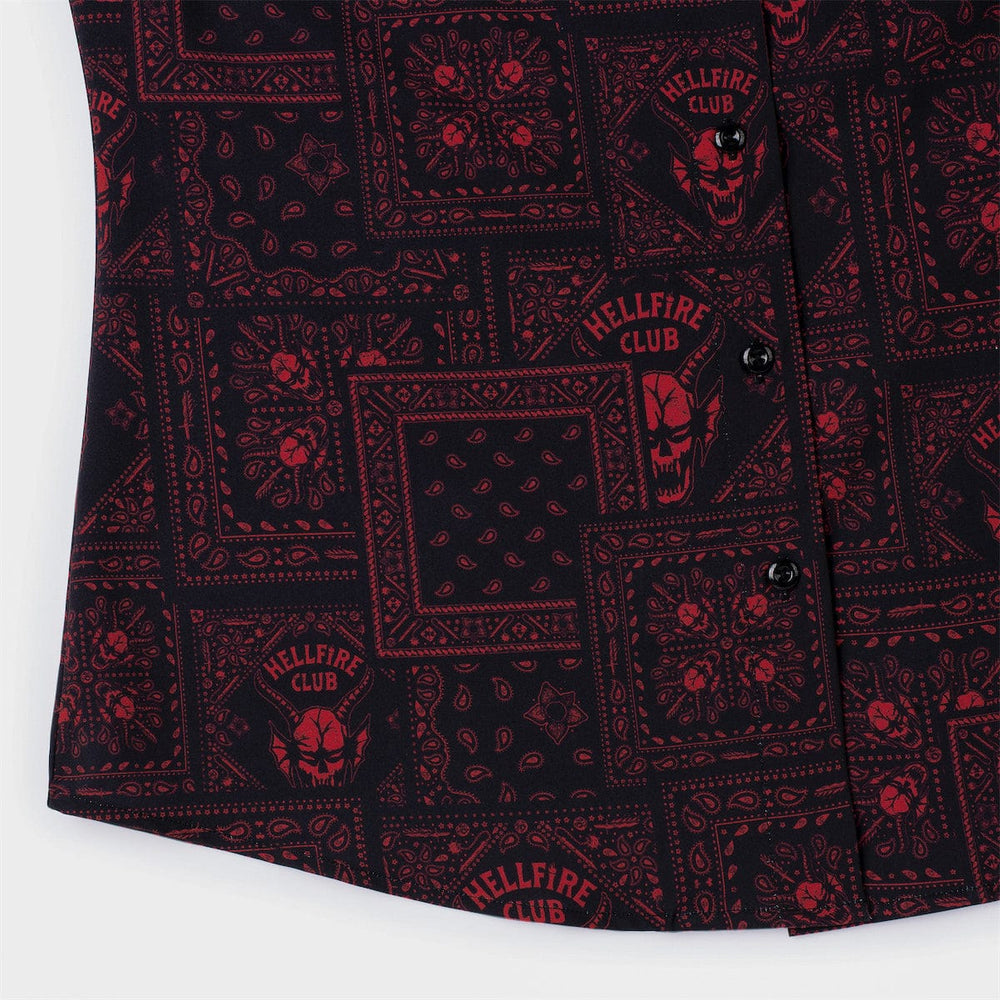 Stranger Things "Welcome to Hellfire" – Women's KUNUFLEX Short Sleeve Shirt - Image 7