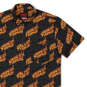 Stranger Things "Hot as Hellfire" – KUNUFLEX Short Sleeve Shirt