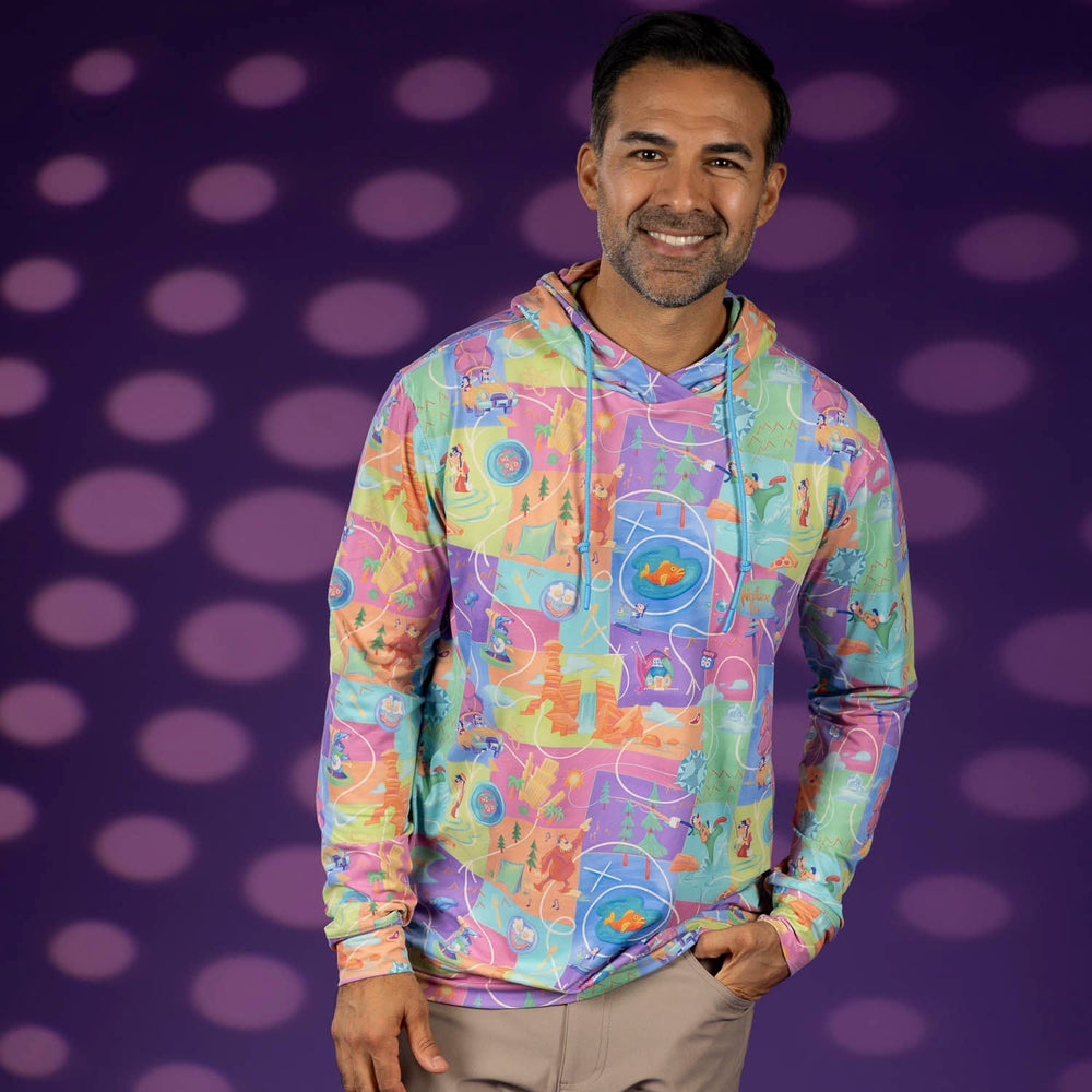 Disney’s A Goofy Movie "The Open Road" – Performance Hoodie - Image 2