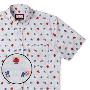 Captain America "Red Fightin' Blue" – KUNUFLEX Short Sleeve Shirt