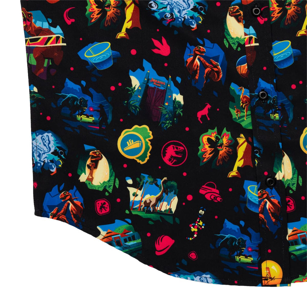 Jurassic Park "Neon ‘93" – KUNUFLEX Short Sleeve Shirt - Image 7