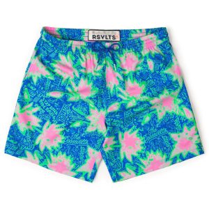 Camp Kunu Floral (Light Blue) – Hybrid Shorts