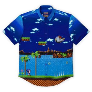 Sonic the Hedgehog "Green Hill Zone Showdown" – KUNUFLEX Short Sleeve Shirt