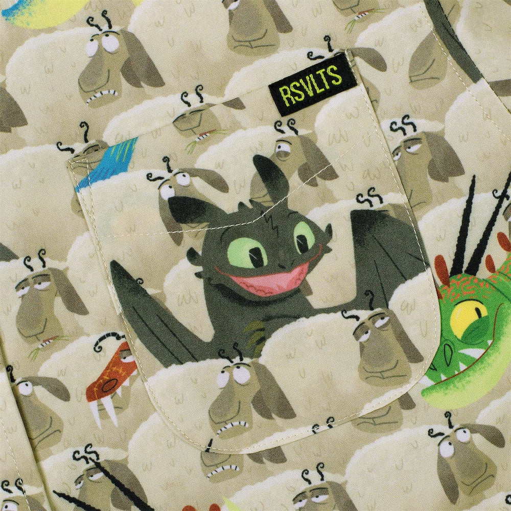 How to Train Your Dragon "Counting Sheep" – Youth KUNUFLEX Short Sleeve Shirt - Image 2