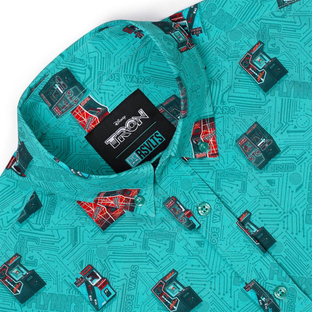 Disney's Tron "Flynn’s Arcade" – KUNUFLEX Short Sleeve Shirt - Image 6