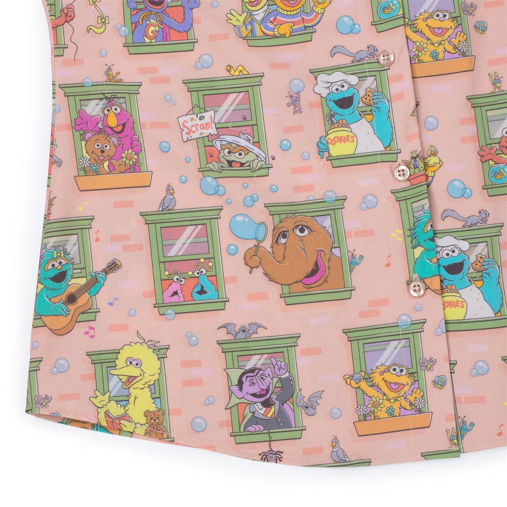 Sesame Street "Welcome to the Neighborhood" – Women's KUNUFLEX Short Sleeve Shirt - Image 6