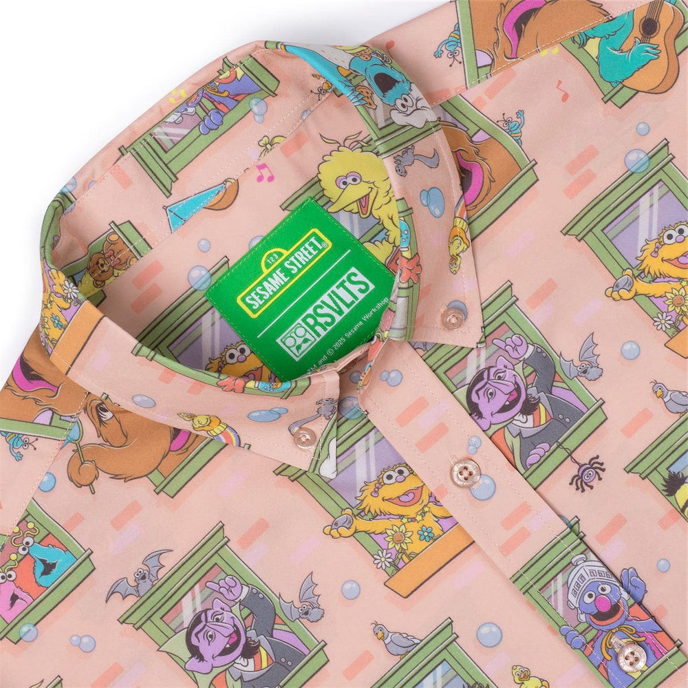 Sesame Street "Welcome to the Neighborhood" – KUNUFLEX Short Sleeve Shirt - Image 6