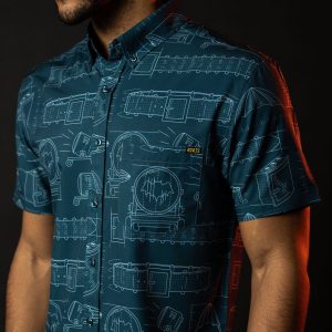 Batman "Batprints" – KUNUFLEX Short Sleeve Shirt