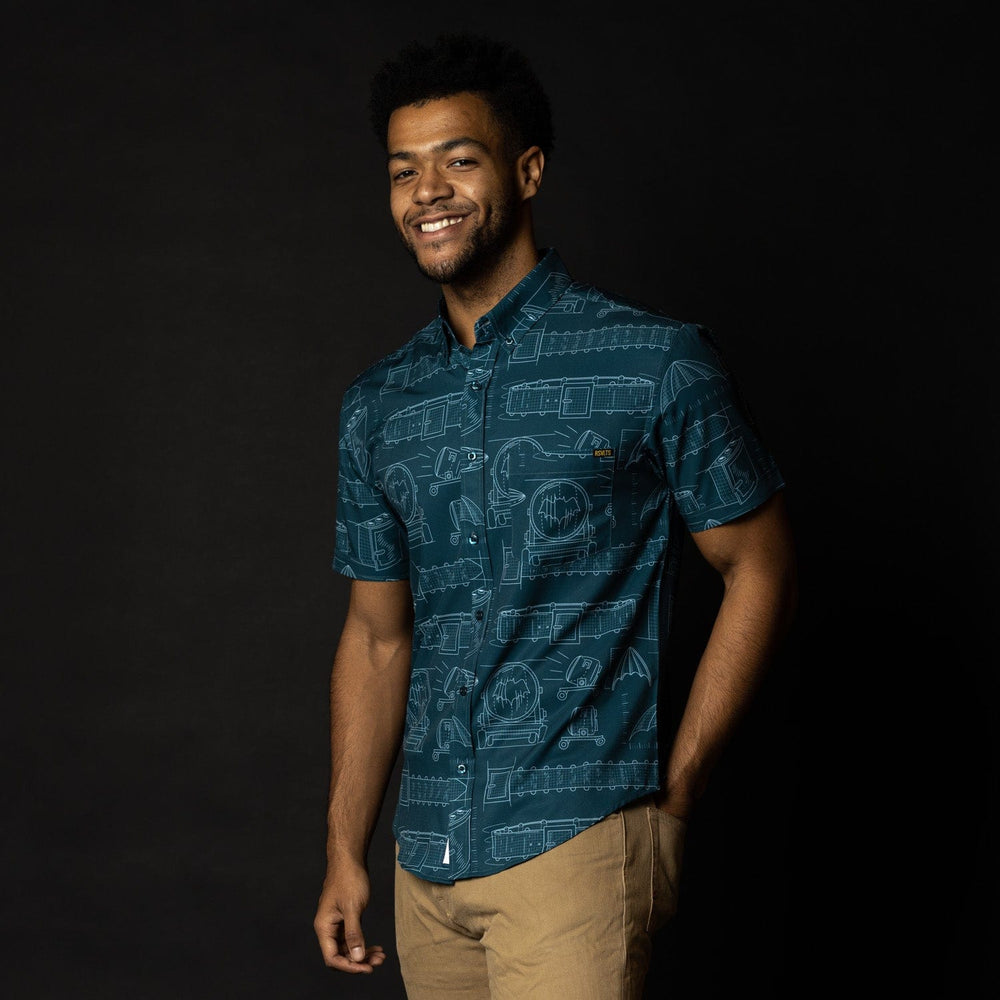 Batman "Batprints" – KUNUFLEX Short Sleeve Shirt - Image 6
