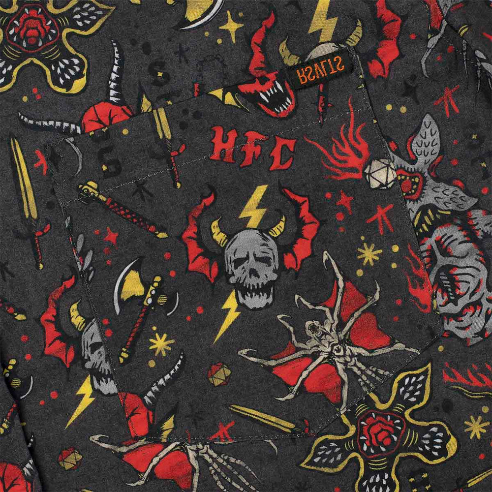 Stranger Things "Hellfire Club" – KUNUFLEX Short Sleeve Shirt - Image 3