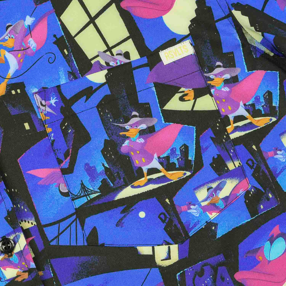 Disney’s Darkwing Duck "The Duck Night" – KUNUFLEX Short Sleeve Shirt - Image 3