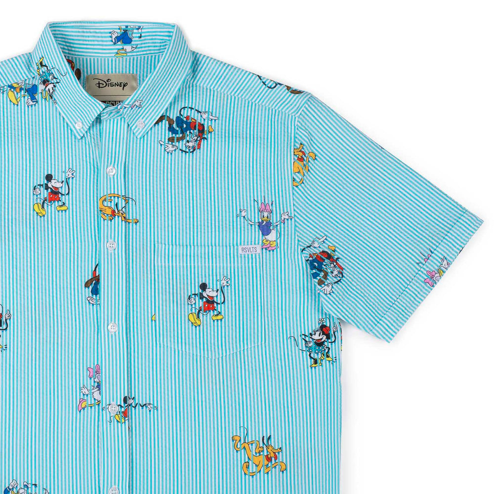 Disney "Limber Legends" – Stretch Seersucker Short Sleeve Shirt