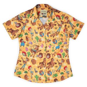Disney and Pixar Toy Story "The Original Roundup Gang" – Women's KUNUFLEX Short Sleeve Shirt