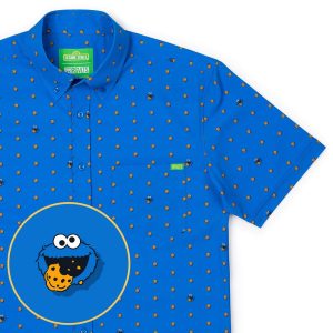 Sesame Street "Me Want Cookie!" – KUNUFLEX Short Sleeve Shirt