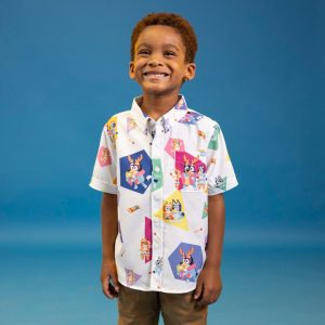 Bluey "Magic Xylophone" – Preschooler KUNUFLEX Short Sleeve Shirt