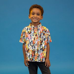 Bluey "Primary Pals" – Preschooler KUNUFLEX Short Sleeve Shirt