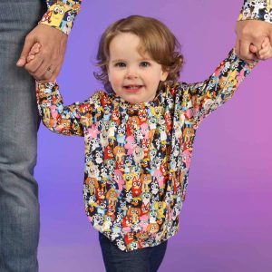 Bluey "Primary Pals" – Preschooler Performance Hoodie
