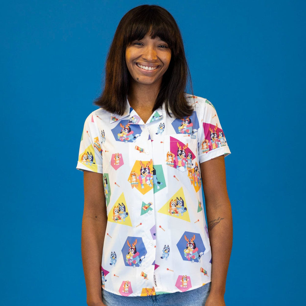 Bluey "Magic Xylophone" – Women's KUNUFLEX Short Sleeve Shirt - Image 2