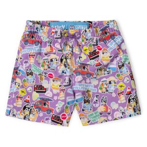 Bluey "Let's Motor" – Youth Hybrid Shorts