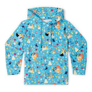 Bluey "Beach Day" – Youth Performance Hoodie