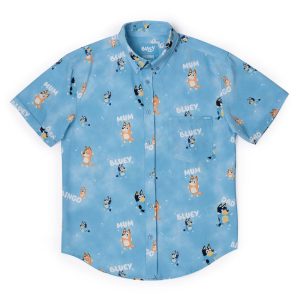 Bluey "Meet the Heelers" Youth – KUNUFLEX Short Sleeve Shirt