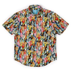 Bluey "Primary Pals" Youth – KUNUFLEX Short Sleeve Shirt