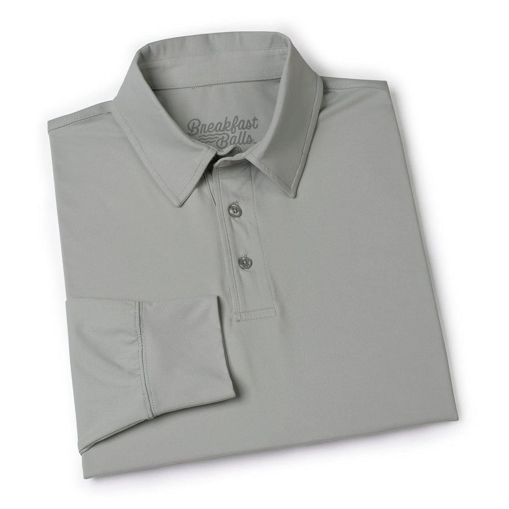Limestone – Commuter Long Sleeve Polo - Image 9