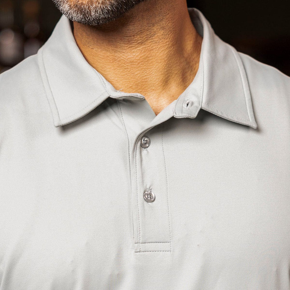 Limestone – Commuter Long Sleeve Polo - Image 6