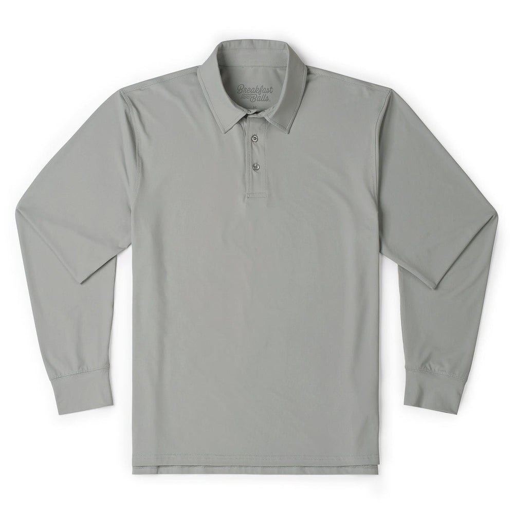 Limestone – Commuter Long Sleeve Polo - Image 2