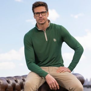 Breakfast Balls® "Hunter Green (Monogram)" – Quarter Zip
