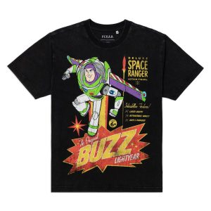 Disney and Pixar Toy Story "The Original Buzz Lightyear" – Vintage Crewneck Tee