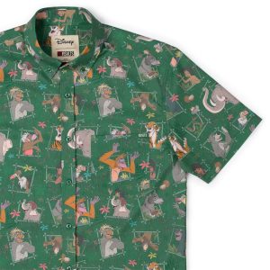 Disney's The Jungle Book "Vine Vibin'" – KUNUFLEX Short Sleeve Shirt