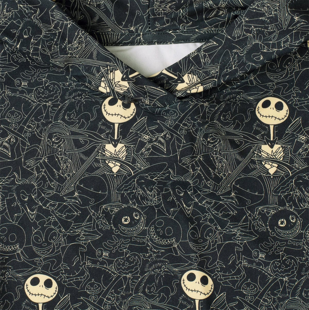 Disney Tim Burton's Nightmare Before Christmas "Bone Daddy" – Preschooler Performance Hoodie - Image 3