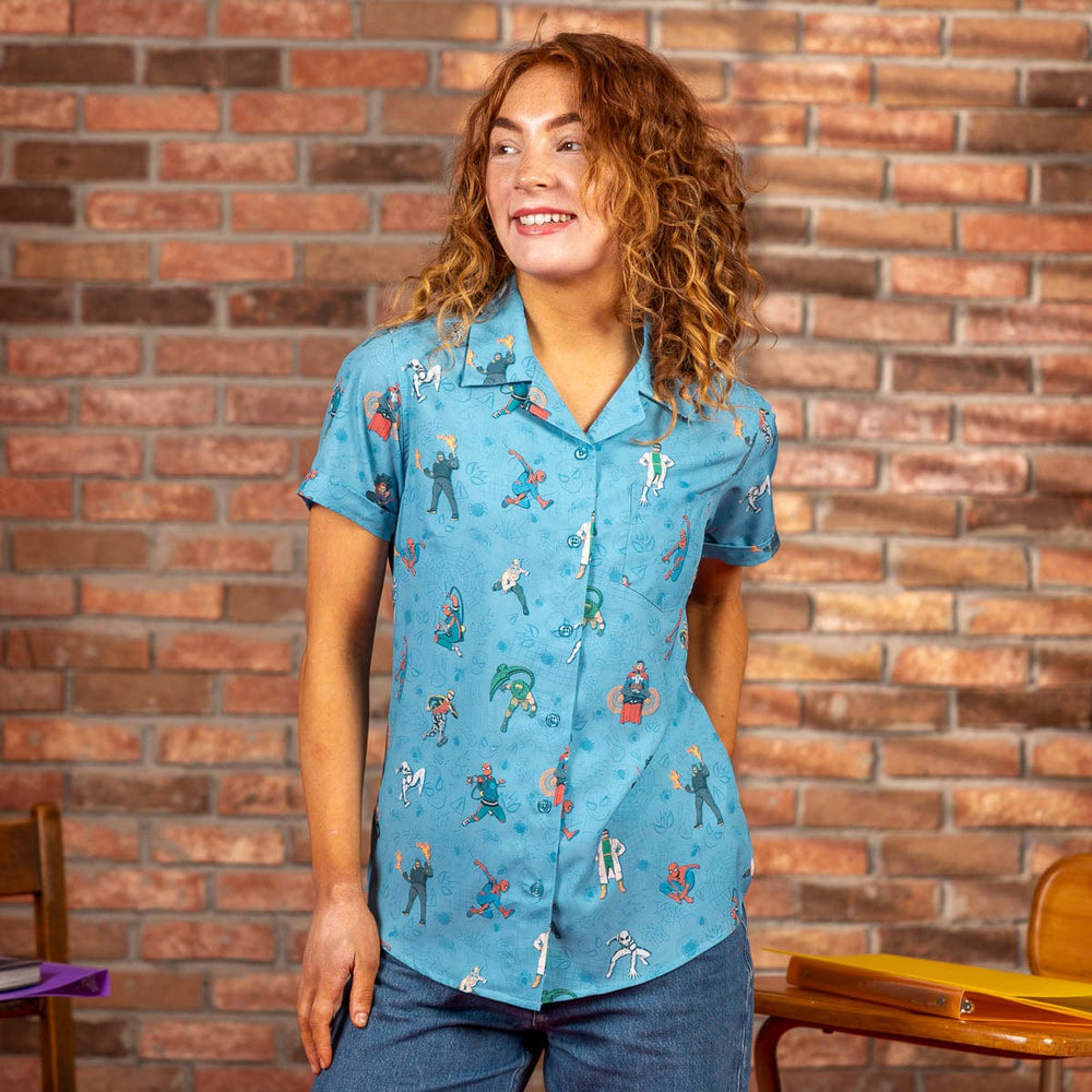 Your Friendly Neighborhood Spider-Man "After-School Activities" – Women's KUNUFLEX Short Sleeve Shirt