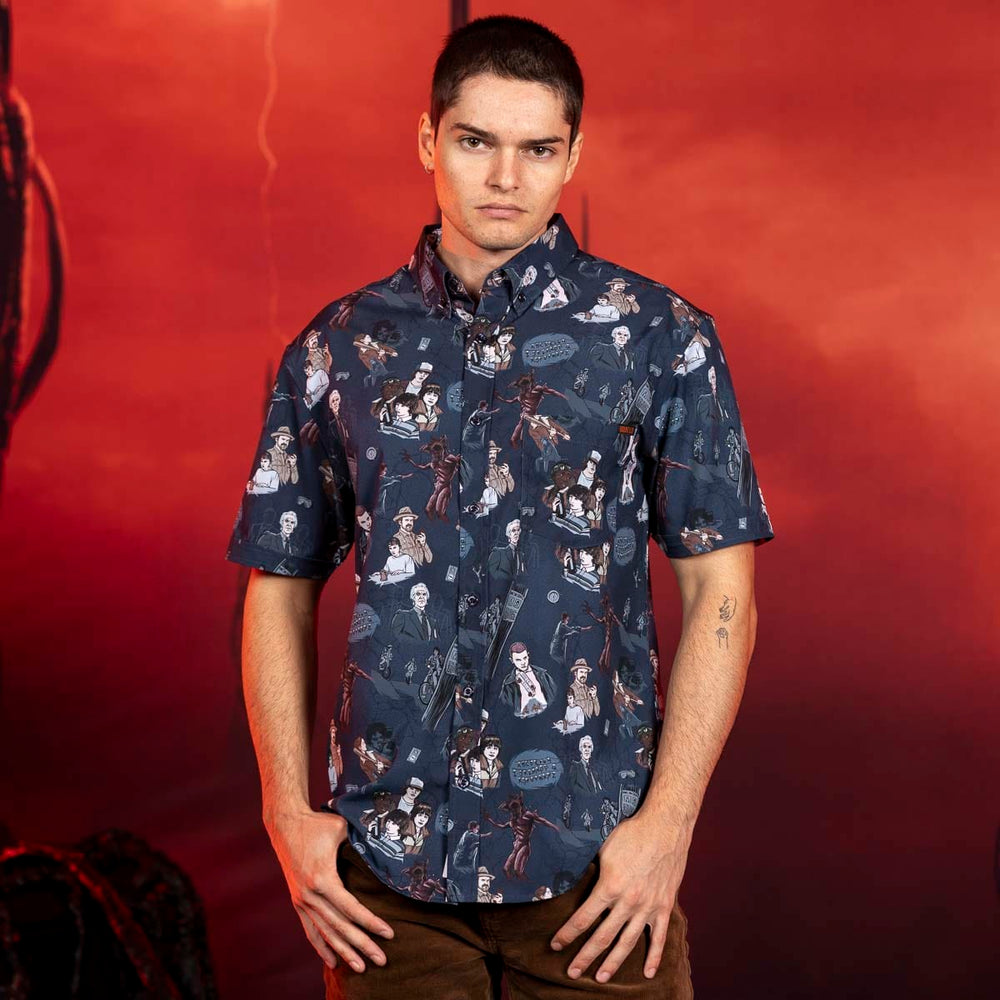 Stranger Things "Something Is Coming" – KUNUFLEX Short Sleeve Shirt - Image 2