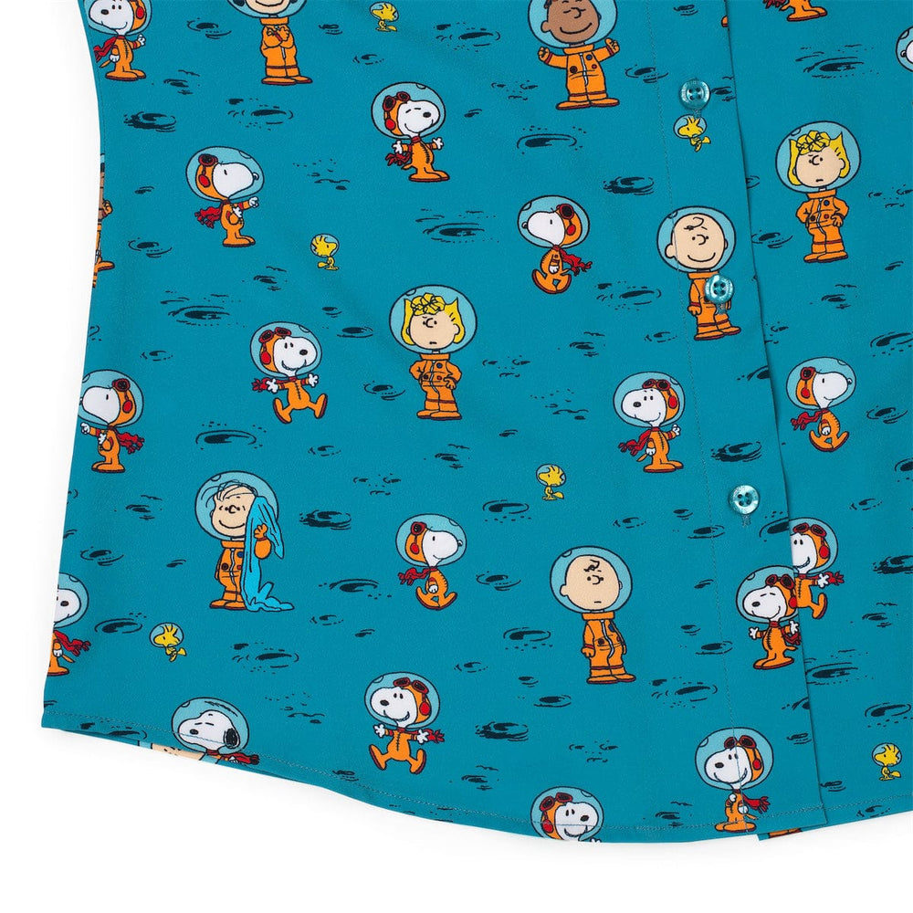Peanuts "Astro 'Nuts" – Women's KUNUFLEX Short Sleeve Shirt - Image 7