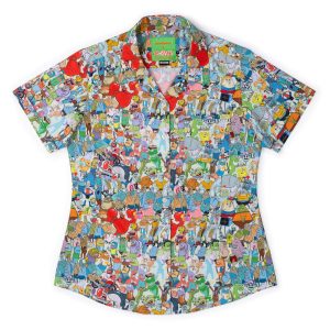 SpongeBob "Welcome to Bikini Bottom" – Women's KUNUFLEX Short Sleeve Shirt