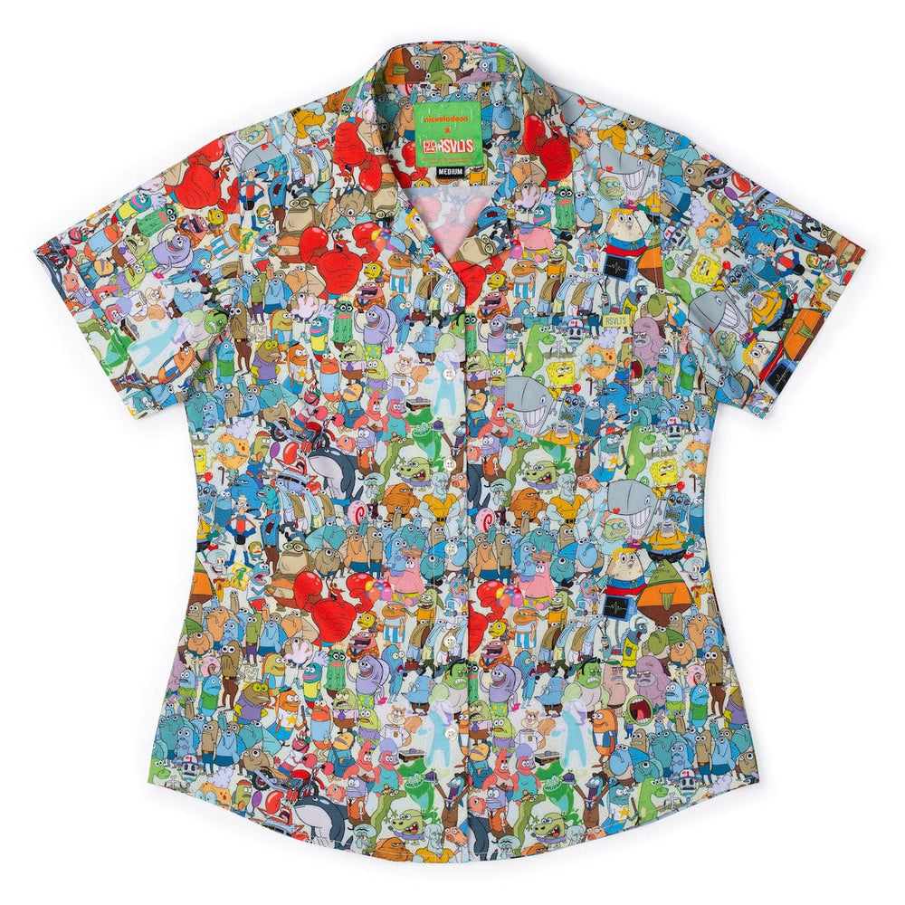 SpongeBob "Welcome to Bikini Bottom" – Women's KUNUFLEX Short Sleeve Shirt