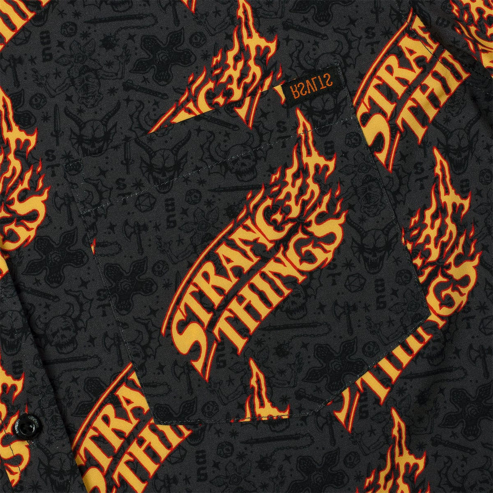 Stranger Things "Hot as Hellfire" – KUNUFLEX Short Sleeve Shirt - Image 3