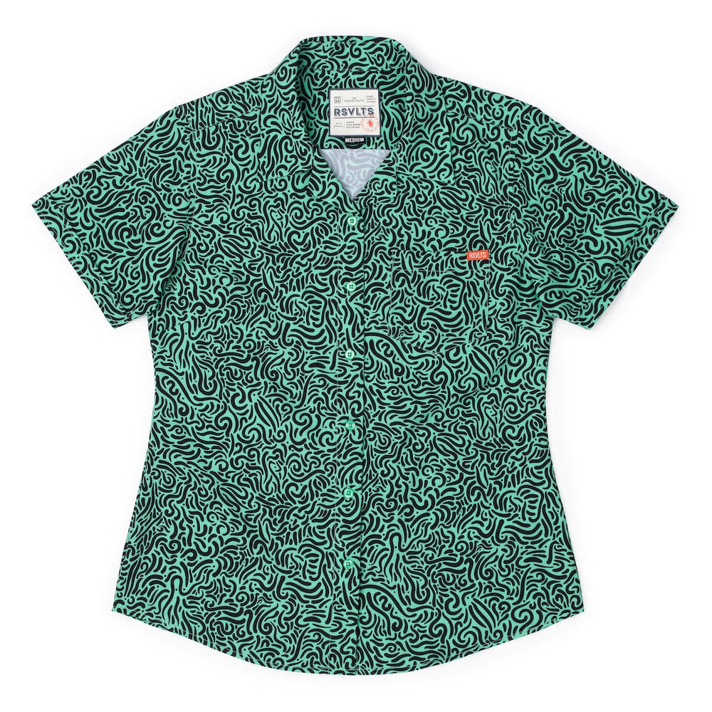 Squiggle Zoo – Women's KUNUFLEX Short Sleeve Shirt