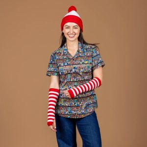 Where's Waldo? "The Corridors of Time" – Women's KUNUFLEX Short Sleeve Shirt